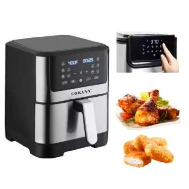 Imagem de Ayr Fryer Fritadeira Digital Elétrica Alimentos Saudáveis sem Óleo 7,0