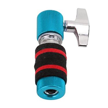 Imagem de Yctze Embreagem de Jazz Drum Hi Hat | Metal Antiferrugem, Resistente Ao Desgaste, Acessórios de Bateria Fáceis de Instalar | Embreagem de Prato de Alto Acabamento Fino para Bateristas de Jazz (Azul)