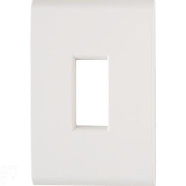 Imagem de Placa 1 Posto Vertical 4x2 Tramontina Liz Branca Tramontina