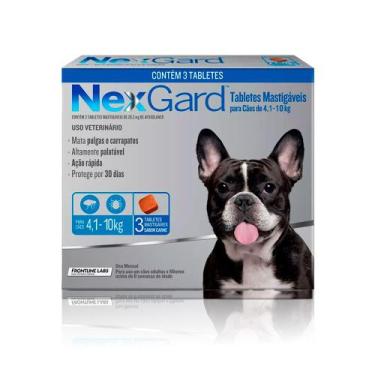 Imagem de Nexgard 4 a 10kg 3 Comprimidos - Antipulgas e Carrapatos para Cães - B