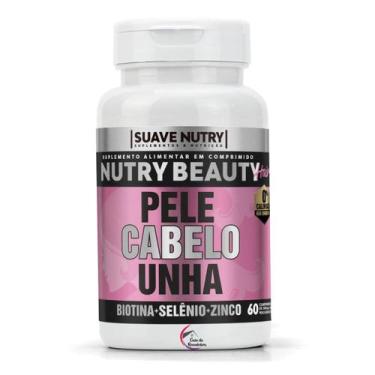 Imagem de NUTRY BEAUTY CABELO PELE UNHA. C/ biotina, selênio e zinco. SUAVE FRAG