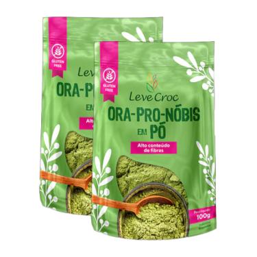 Imagem de Kit 2X: Óra-Pro-Nóbis em Pó Sem Glúten Leve Croc 100g