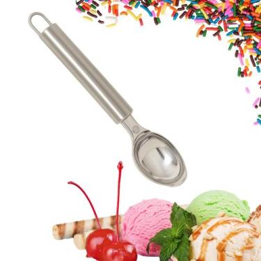 Imagem de Colher Resistente Em Inox Pegador De Sorvete 19,5 Cm - Original