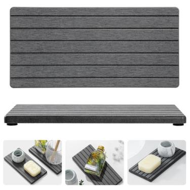 Imagem de Tapete de secagem rápida Sink Caddy Organizer Razborci Quick Stone x2