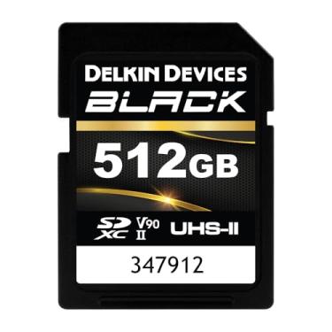 Imagem de Delkin Devices Cartão de memória SD SDXC UHS-II V90 preto 512GB