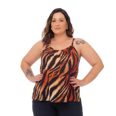 Imagem de Blusa Feminina Plus Size Soltinha Para o Final do Ano Nos Tamanhos G1 