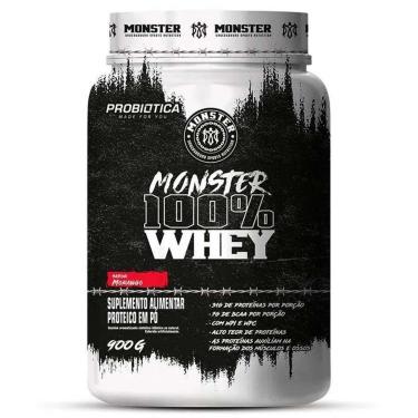 Imagem de Monster 100% Whey 900G Concentrado Isolado Sabor Morango-Unissex