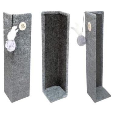 Imagem de Arranhador Corner Fit de Canto Cinza - SAO PET