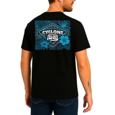 Imagem de Camisa Cyclone Tropical Paradise Metal, Preto, 3G