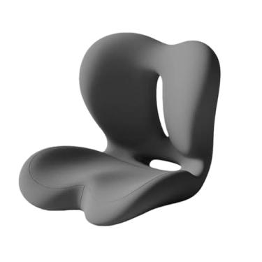 Imagem de Almofada ergonômica para assento de escritório com suporte lombar - almofada de cóccix de espuma viscoelástica para aliviar dores nas costas e no cóccix. Ideal para funcionários de escritório