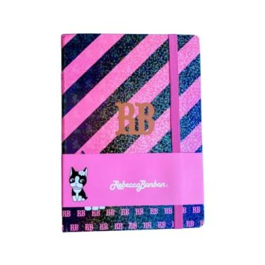 Imagem de Caderneta Rebecca Bonbon Anotação Prática Delicada Pequena Colorida Notas (Rosa)