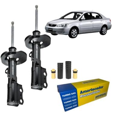Imagem de Par Amortecedor Dianteiro Corolla 2003 a 2019 + Kit Batente e Coifa