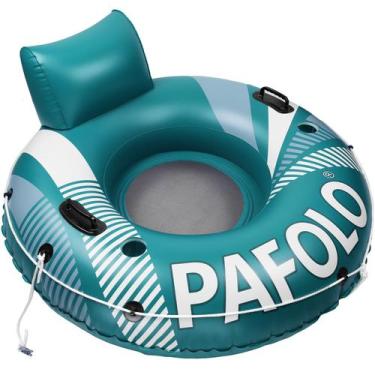Imagem de Pool Float Pafolo River Tube para adultos com encosto e porta-copos