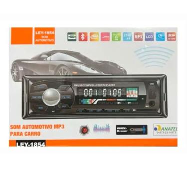 Imagem de Rádio Automotivo Ley-1854 com Bluetooth, USB, SD, Rádio FM, Controle Intuitivo, Design Moderno