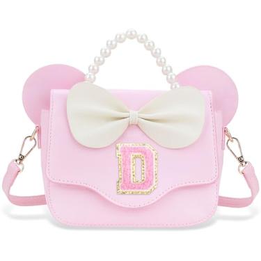 Imagem de Luchike Presentes de aniversário para meninas – Bolsa tiracolo infantil para princesas, presentes de Natal, Rosa - P
