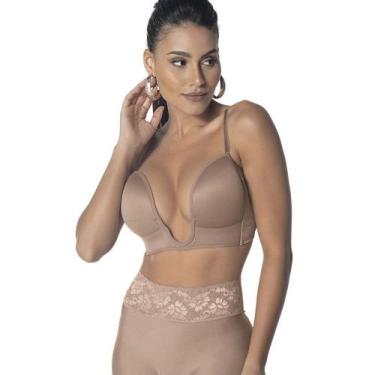 Imagem de Sutiã Decotado Demillus 63022, 44, Bege rosado