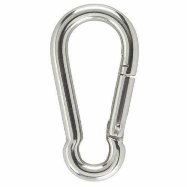 Imagem de Mosquetão Inox Simples 7Mm X 70Mm Sem Olhal - Nauparts