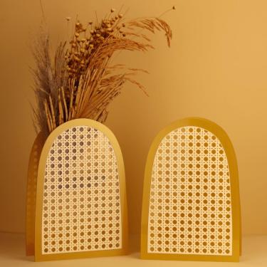 Imagem de Vasos Decorativos para Sala Minimalista em Acrílico - Enfeites Decorativos de Decoração Sala, Artesanal Exclusivo para Flores Naturais/Artificiais (KIT 2 Vasos Grandes)