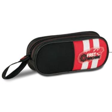 Imagem de Estojo Escolar Duplo Menino Fast Machine Carro