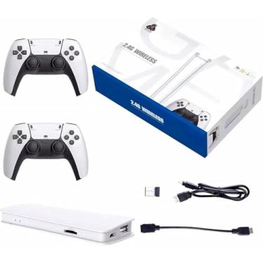 Imagem de 2025 Upgrade Wireless Retro Game Console,Retro Game Stick with 20,000+ Games,4k Hdmi Output Game Stick,TV-Connectable Game Stick,Plug and Retro Play Video Games for Tv,Retro Game Stick.White64GB