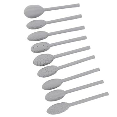 Imagem de TOPINCN Conjunto de Ferramentas de Textura de 10 Peças para Projetos de Arte, Kit de Rolos de Padrão Oval, Bastões de Modelagem, Ferramentas de Escultura Oval, Rolo de Padrão de