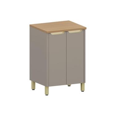 Imagem de Balcão De Cozinha 60cm 2Portas Com Tampo Lumina Luciane Móv