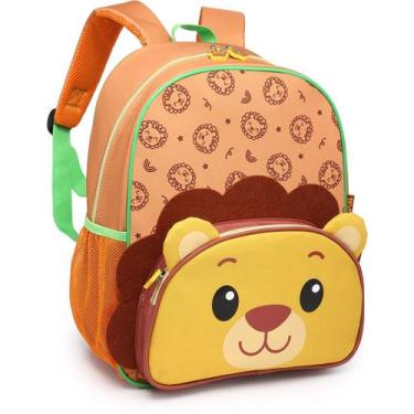 Imagem de Mochila Infantil Bichinhos Zoo 3d Creche Escolar Fofa - D Presentes, L
