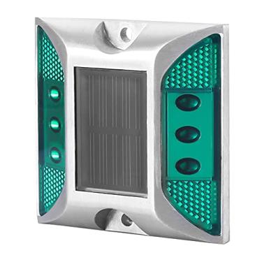 Imagem de Zerodis 6 LED Solar Road Stud Light Em Luzes de Fabricante de Caminho Ao Ar Livre Com Sensor de Luz para Passarelas de Jardim Entrada de Automóveis Deck Dock Boat Stairway Pavimento 6 LED Solar