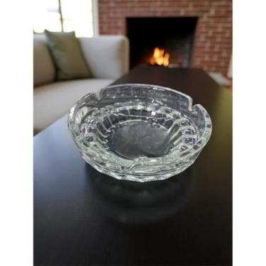 Imagem de Cinzeiro redondo de vidro - transparente e durável, adequado para bares, casas, restaurantes e atividades de lazer (Modelo 1)