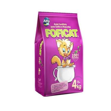 Imagem de Areia higiênica para Gatos Foficat 4kg - Alfapet