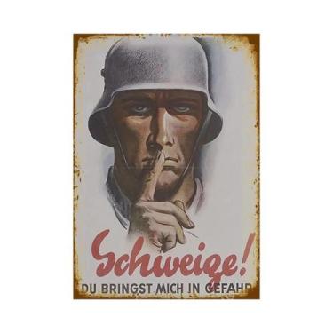 Imagem de Placa De Metal Vintage Alemã Para Decoração De Casa, Bar, Garagem, Caf