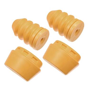 Imagem de X AUTOHAUX Kit de pára-choques dianteiro superior Jounce, batente dianteiro, substituição de para-choque Jounce para Jeep Liberty KJ 2002-2007 52088705AB 52088684AB Pacote com 4