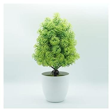 Imagem de Vaso artificial de 30 cm, vaso de flores falsas, planta de simulação para casa, cozinha, quarto, plantas artificiais