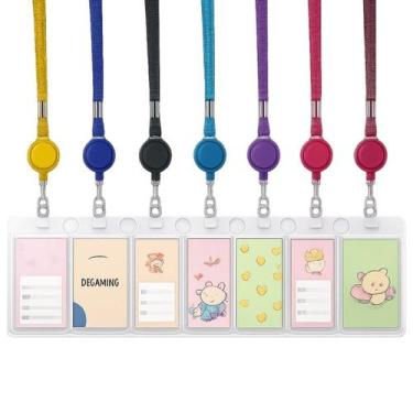 Imagem de Porta Cartão Crachá Identidade Estudante Trabalho Photocard - Dexin