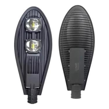 Imagem de Luminária Led Poste Publica 50w 70w 100w 150w Branco Frio 6500K Pétala