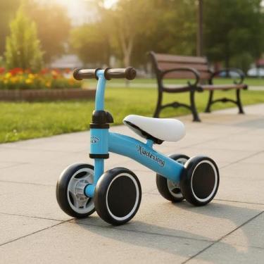 Imagem de Bicicleta De Equilíbrio 4 Rodas Sem Pedais Bike Equilíbrio Bebê Crianç