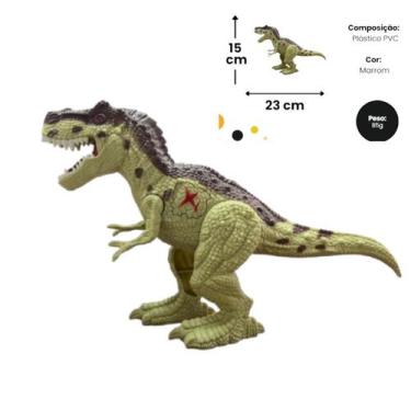 Imagem de Brinquedo Dinossauro com Rugido e Luz - UNIK
