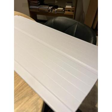 Imagem de Kit 10 Placa De Forro Pvc Branca Frisado 1,20cm X 0,20cm Branco - Ziom