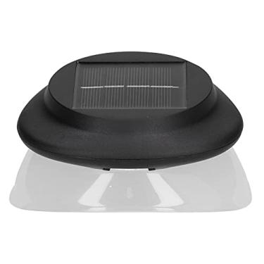 Imagem de aqxreight Luz Solar 9LEDs IP55 à Prova d'água 6500K Luz Branca Sensor de Solar Lâmpada de Jardim para Cerca de Jardim Ao Ar Livre, Girar o Interruptor de Modo perfurará a Energia do Painel de