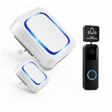 Imagem de Extensor de campainha sem fio para casa: campainhas digitais para campainha de vídeo Blink (1ª geração)/(2ª geração)/Google Nest Campainha (com fio, 2ª geração) - 1 extensor de campainha de vídeo 2