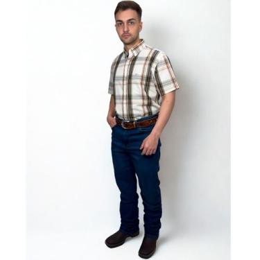 Imagem de Calca Jeans Masculina Wrangler Com Elastano Cowboy Cut New, Azul, 41