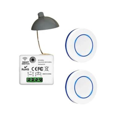 Imagem de Interruptor Inteligente Sem Fio 10A Universal RF 433MHz Controle Remot