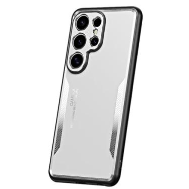 Imagem de LYJSMGZ Capa de metal para Samsung Galaxy S25 Ultra/S25 Plus/S25, proteção de câmera com tudo incluído, antiimpressões digitais, capa à prova de choque, prata, S25 Ultra