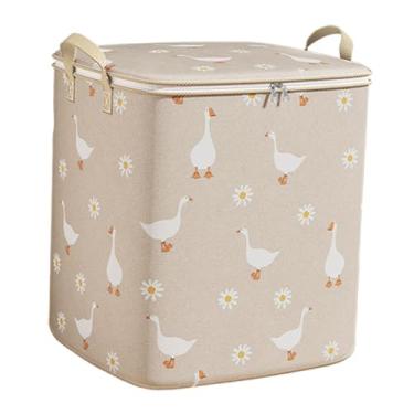 Imagem de predolo Saco Organizador para Edredom, Roupas e Cobertores - Ideal para Guardar Cobertores, Roupas e Brinquedos, Beige 140 L