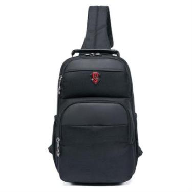Imagem de Bolsa Transversal Swissport Shoulder Bag Mochila Masculina 4 Litros - Preto-Unissex