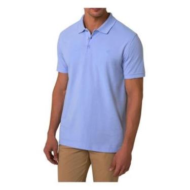 Imagem de Camisa Polo Masculina Dudalina Regular Fit Azul Claro 77430-Masculino