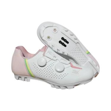Imagem de Tênis De Ciclismo Para Corrida De Montanha Masculino Com Pedais Planos