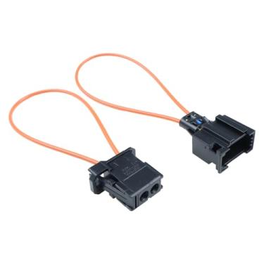 Imagem de JZGRDN Kit adaptador de desvio de fibra óptica macho e fêmea 1-1355426-1 1-1394916-2 compatível com BMW com VW