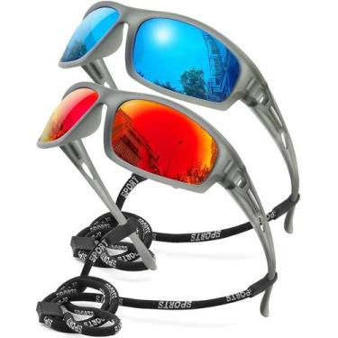 Imagem de Gafas de Sol Deportivas AWGSEE Polarizadas con Protección 100% UV para
