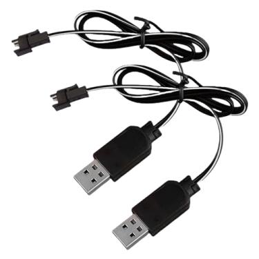 Imagem de Carregador de bateria de 3,7 V com plugue SM-2P carregador de bateria de íon de lítio USB para carro RC anfíbio dublê, caminhões, barcos, carregador de bateria de 3,7 volts para soprador de foguete
